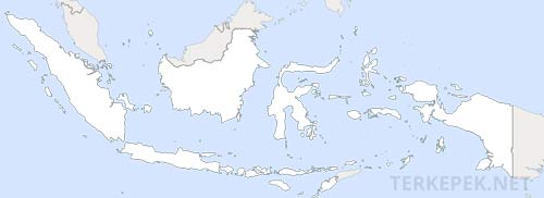 Indonézia vaktérkép